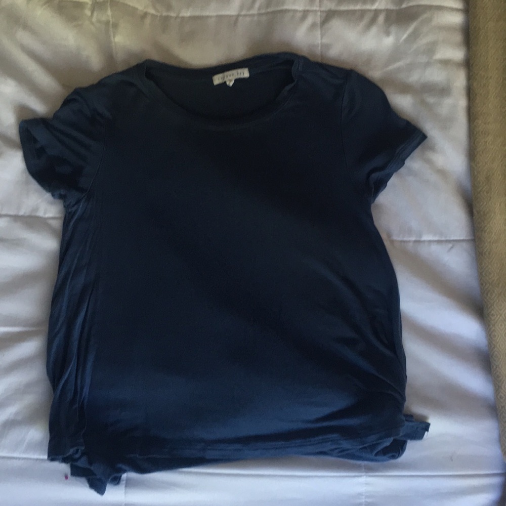Navy blue T-shirt